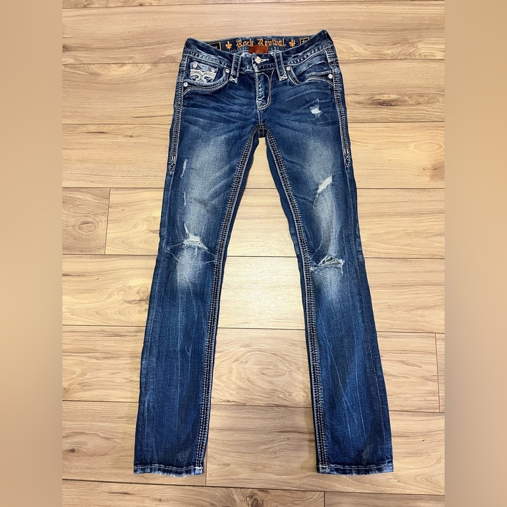 Rock Revival Distressed Women Jeans